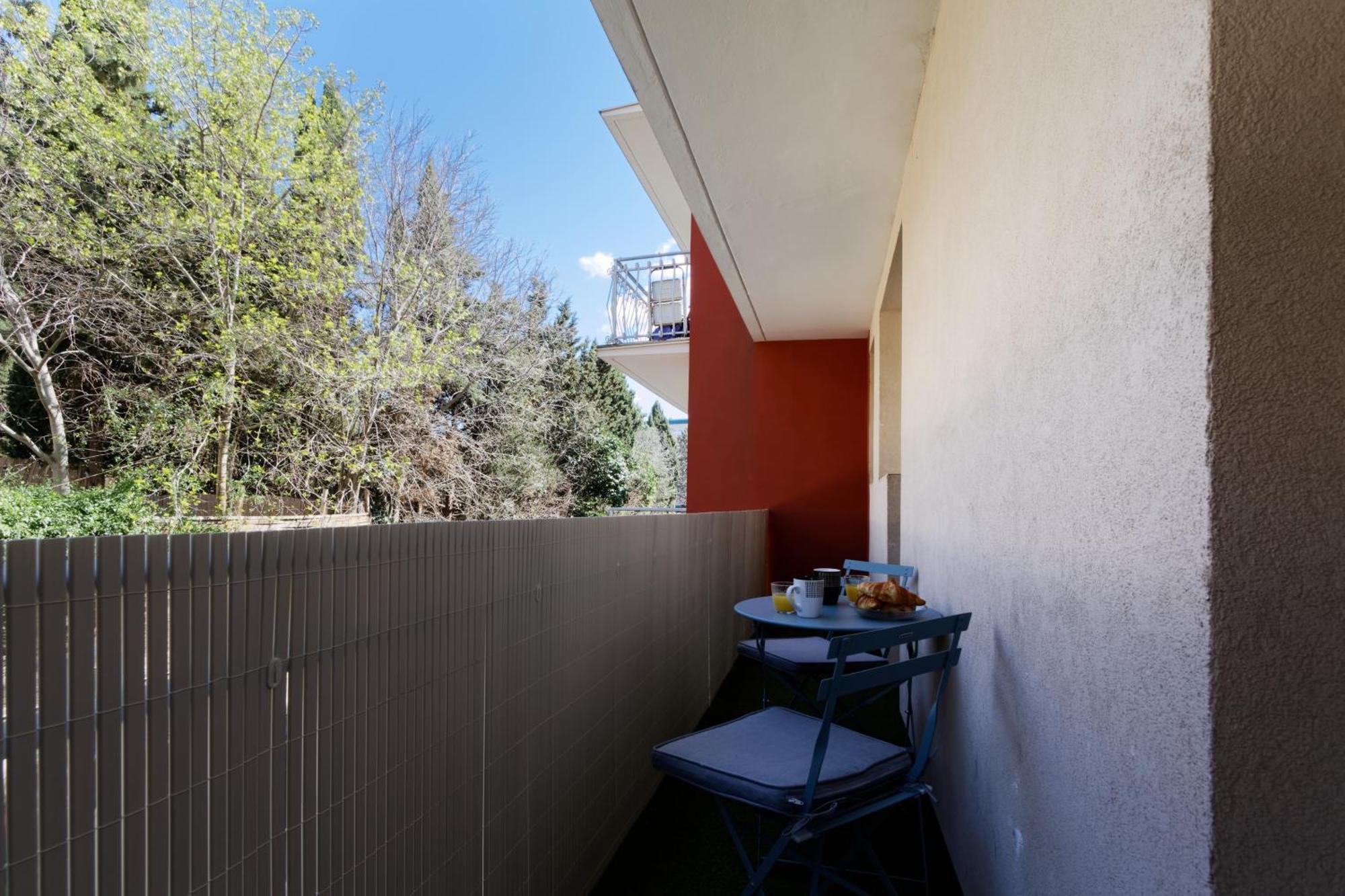 016- T2 Tropisme, Appart 1 Chambre,Clim,Wifi,Parking モンペリエ エクステリア 写真
